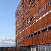 corten steel facade